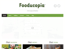 Tablet Screenshot of fooducopia.com